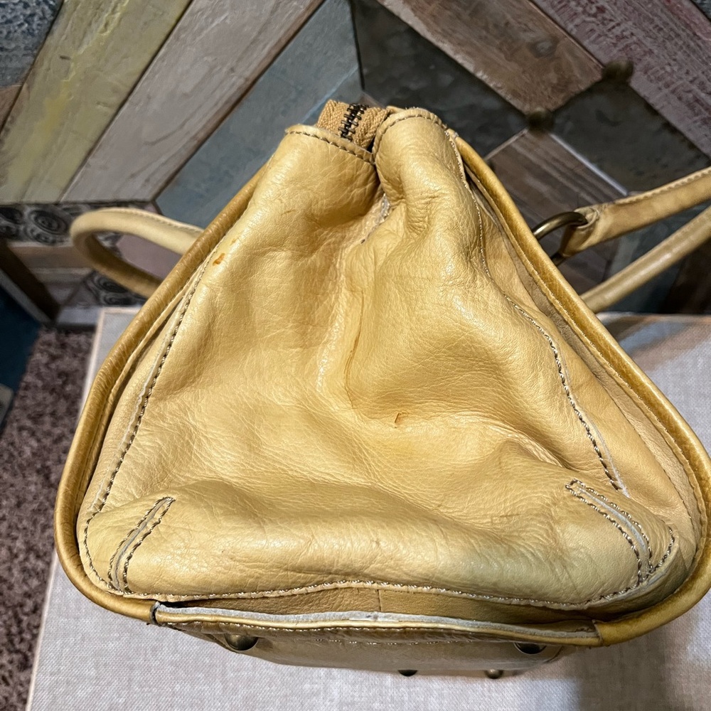Frye Light Brown Leather Satchel - Picture 13 of 16
